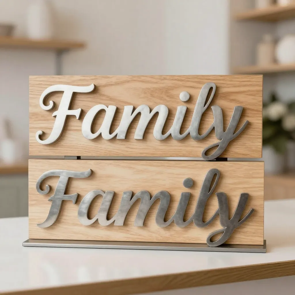 Farmhouse style wooden sign