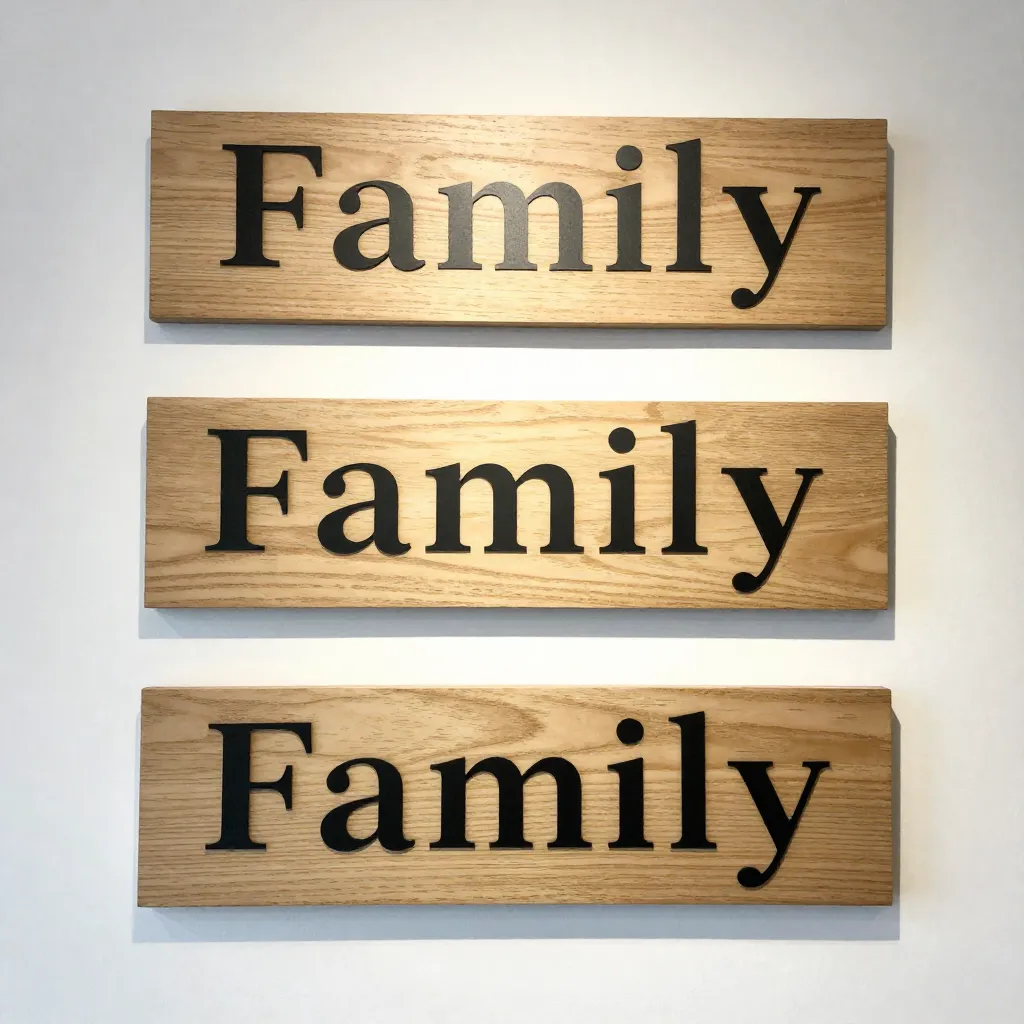 Mixed typography established sign