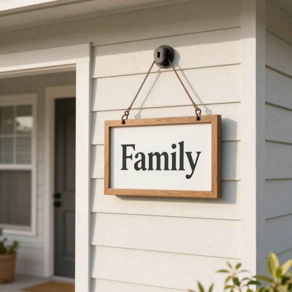 Inspiration board with typography and sketches